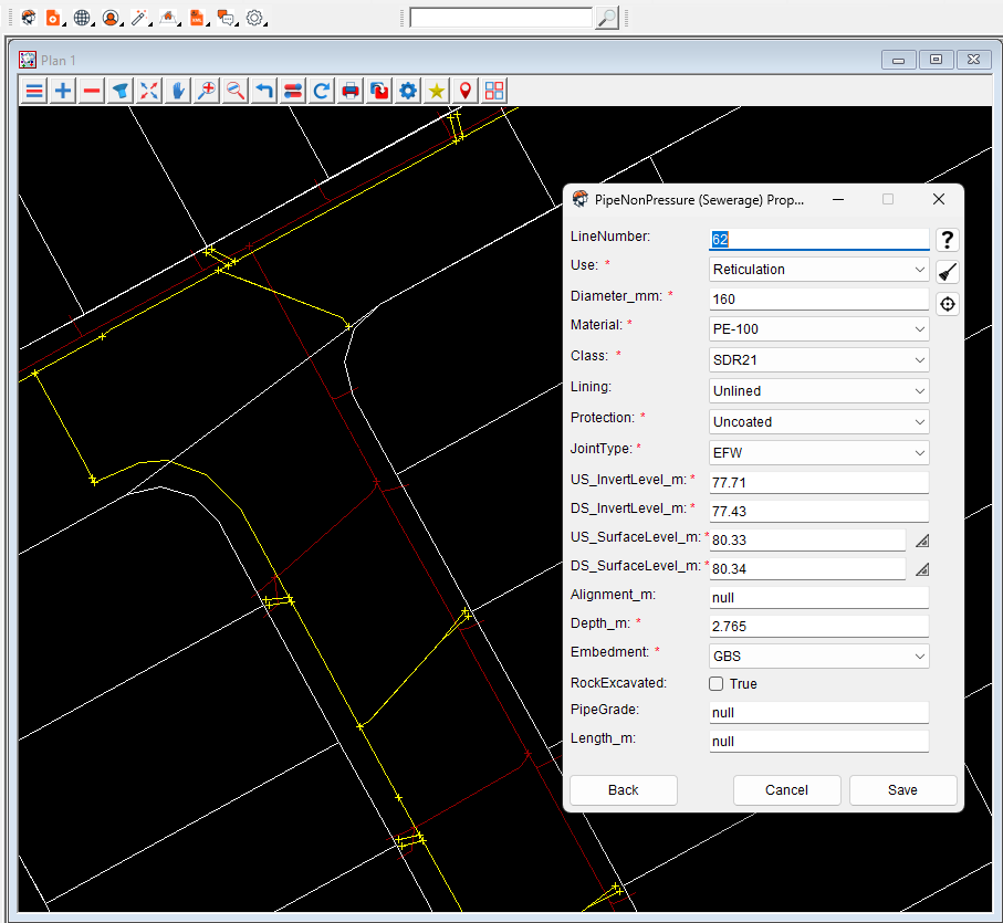 Select and attribute native 12d Model geometry