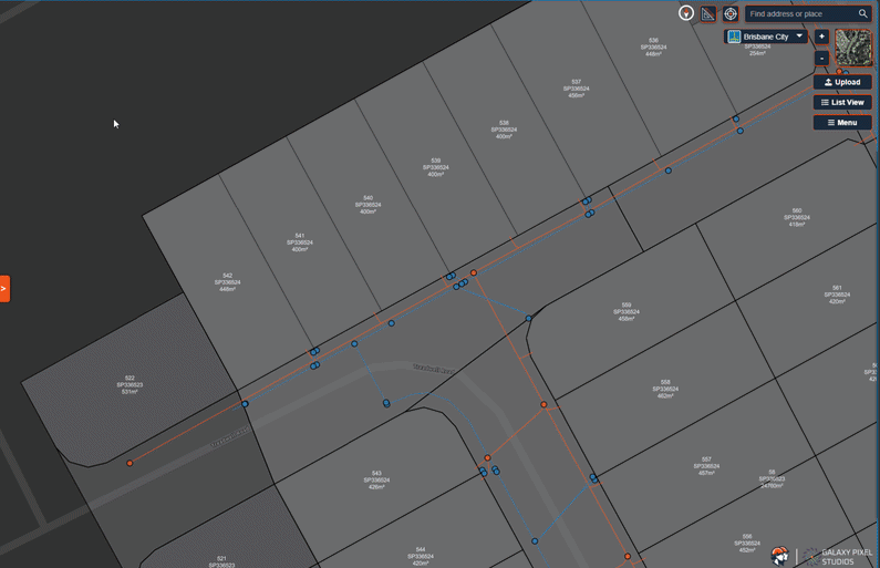 As Design and As Constructed asset modes in infrADAC Map